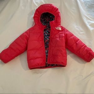 The North Face Infant Reversible Perrito Jacket Size 12-18 months Paradise Pink